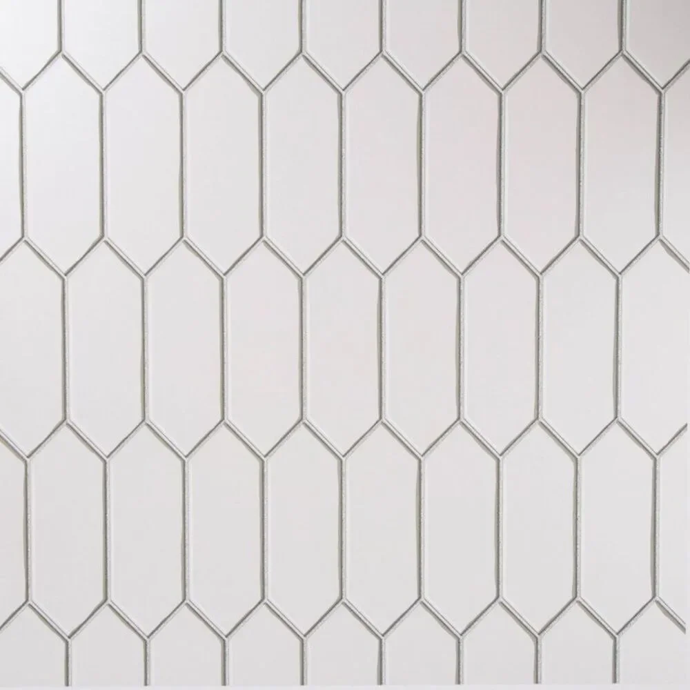 Hexagon Tile Peel & Stick Wallpaper White - Threshold
